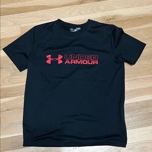 Under Armour Black Tee with Red Accents